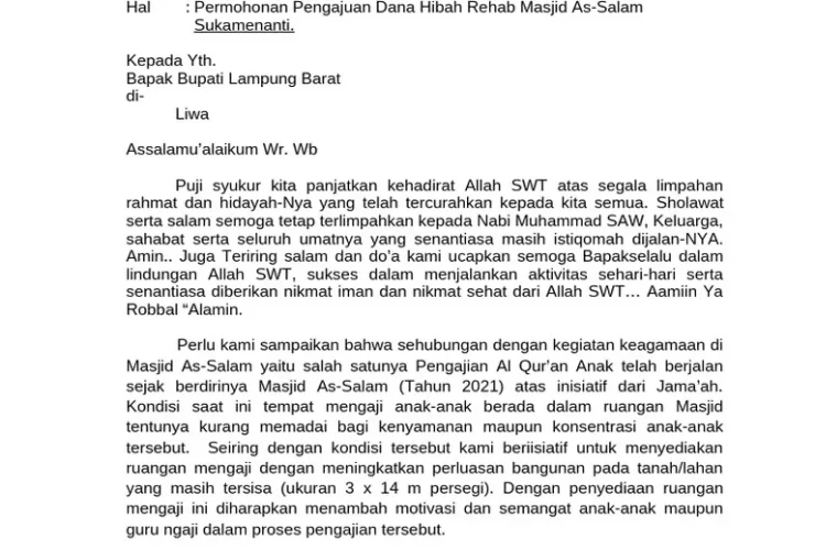 Contoh Proposal Pembangunan Masjid: Panduan Lengkap Menyusun Proposal yang Menarik dan Efektif